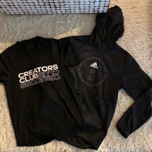 Adidas Hoodie & Creators Club Shirt Bundle